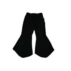 Nygard Luxe Slims Black‎ Ponte Hi-Low Flare Crop Pantacourt Pants  Size M  NWOT